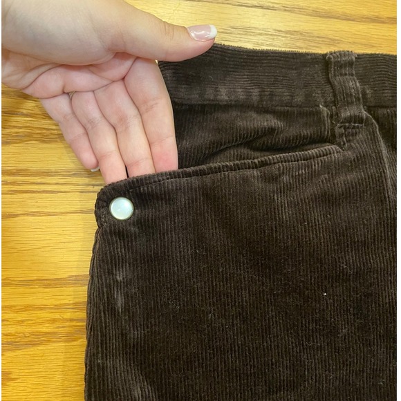 American Living Corduroy Skirt Brown Mini Size 12 Womenswear - Picture 2 of 6